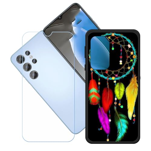 LCEHTOGYE �K�p Oukitel C1 Plus +�����K���X�X�N���[���v���e�N�^�[�p�P�[�X�A�K�p Oukitel C1 Plus (6,52")�ƌ݊����̂���u���b�N�\�t�gTPU�V���R���Q���P�[�X�ی�J�o�[ LH94