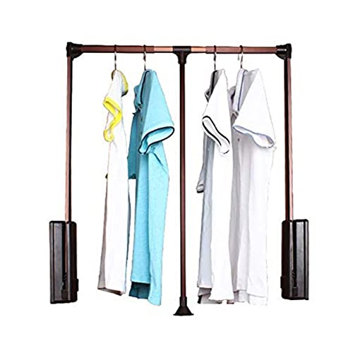 Tringle de penderie rétractable pour suspendre 20kg de vêtements sans effort