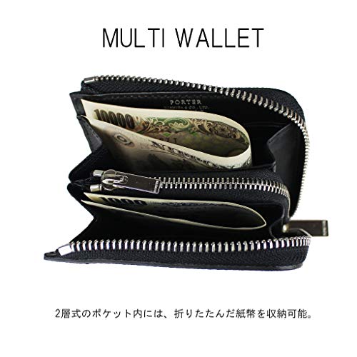 Porter ABLE WALLET 030-03441 Able L-Shaped Zipper Wallet Mini Wallet2