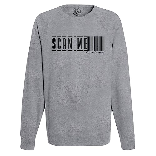 Sweat shirt homme code barre idéal pour un look streetwear urbain