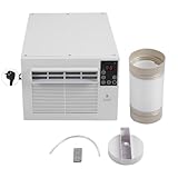 GLOGLOW Aire Acondicionado Portátil, Aire Acondicionado Portátil, Diseño Minimalista, Refrigeración y Calefacción, Aire Acondicionado para Camping, Casas (EU Enchufe 220V)