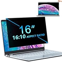 STARY Laptop Sichtschutzfilter 16 Zoll 16:10 Seitenverhältnis Sichtschutzfolie, Anti-Blaulicht, Anti-Glare, abnehmbare Blickschutzfilter für Hp/Dell/Acer/Lenovo/ThinkPad/Asus