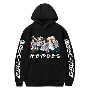My Hero Academia Sweatshirt voor Heren Dames Anime Printing Hoodie Casual Pullover XXS-4XL