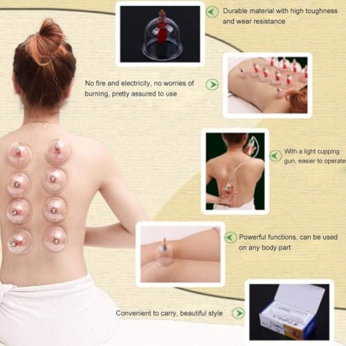 Image of Vacuum Cupping Gun Manual Suction Pump Handle | Replacement Hand Extractor for Massage Cups | Body Muscle Relaxation Pain Relief Deep Tissue Therapy Device | Pack of 1