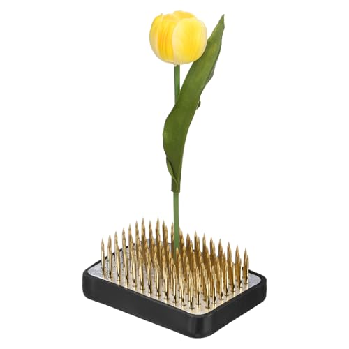 M METERXITY Flower Frog 2.05\" x 1.34\" Rectangle Copper Flo