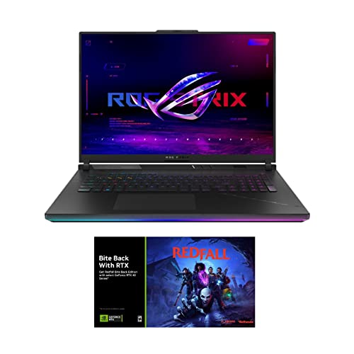 Excaliberpc 2023 Asus Rog Strix Scar 18 G834Jy-Xs97 (I9-13980Hx, 64Gb Ram, 4Tb Wd Nvme Ssd, Rtx 4090 16Gb, 18" Qhd+ 240Hz 3Ms, Windows 11 Pro) Gaming Notebook #TOP6