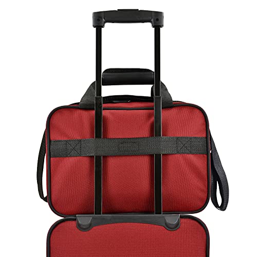 U.S. Traveler US5600 Lightweight Softside Suitcase, Rolling 20 Inch Carry thumb #4
