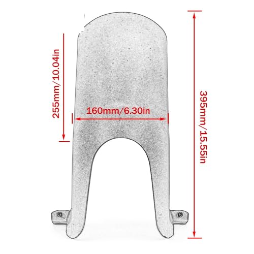 Garde-boue moto extension de pneu pour CM300 et CM500 2017-2022