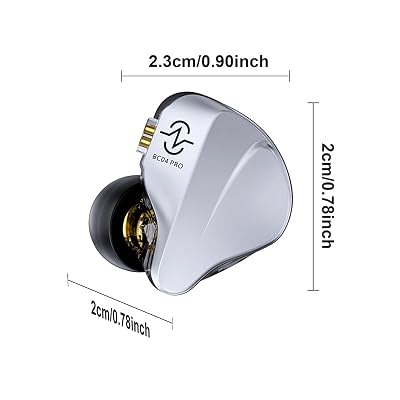 keephifi CCZ BC04 Pro in-Ear Monitor Headphones, 1DD+1BA Noise Cancelling Gaming Earbuds