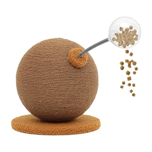 Boule de jeu à gratter avec structure intégrée pour chat
