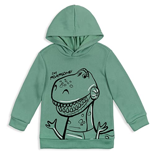 Disney Pixar Toy Story Buzz Lightyear Woody Rex Forky Fleece Pullover Hoodie Toddler to Little Kid