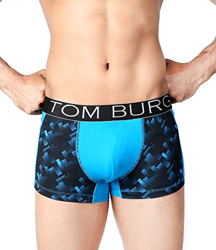 Image of TOM BURG Regular Cotton Designer Casual Smooth & Comfortable Trunks for Men (Pack of 2)