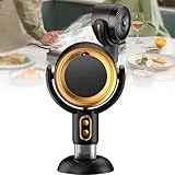 Mini cappa aspirante, con ricarica USB, con serbatoio rimovibile per olio, 2 marce, regolabile a 15°, per cucina e barbecue