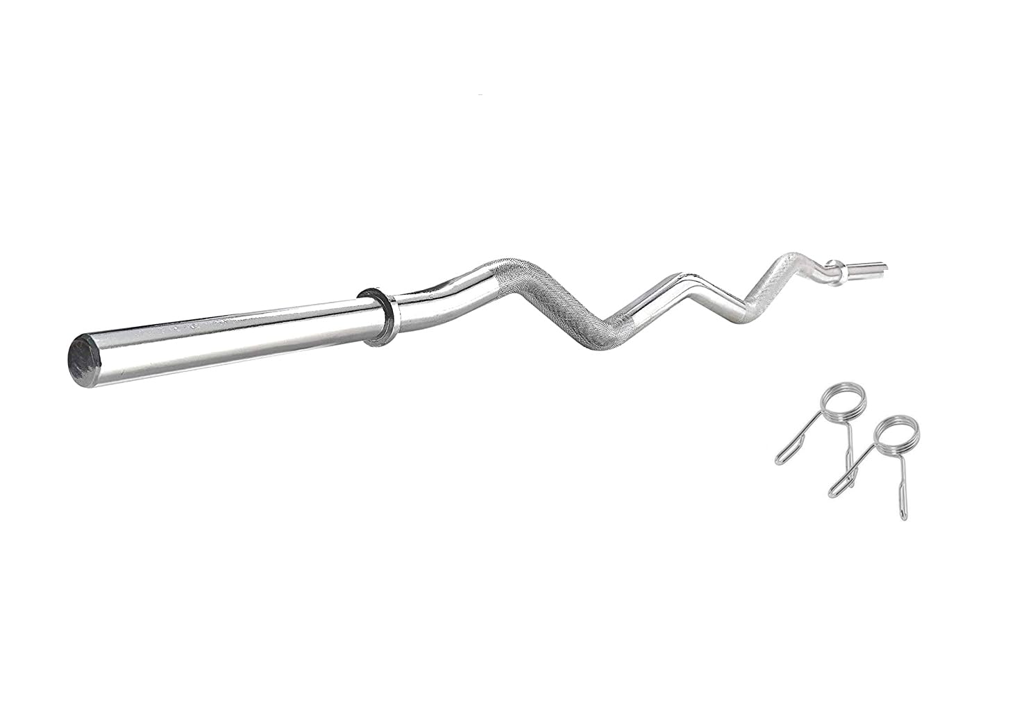 Protoner 3 feet Zig Zag curl Bar with Locks