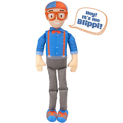Blippi Bendable Plush Doll, 16” Tall Featuring Sfx - Squeeze The Belly To Hear Classic Catchphrases - Fun, Educational Toys For Babies, Toddlers, And Young Kids #TOP5