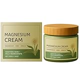 Magnesiumcreme, Mit Nicht Aggressiver Feuchtigkeitsversorgung, 50 G, Pflanzliche Körperpflegecreme,...