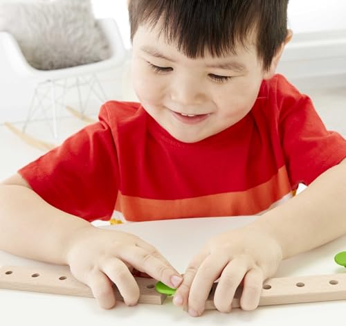 Image of Fisher-Price Wooden Building Toy Wonder Makers Design System Build It Out Track Expansion Set, 25+ Wood Pieces for Preschool Kids Ages 3+ Years