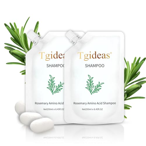Tgideas Rosemary Amino Acid Shampoo, Hair Growth Shampoo for Thinning Hair Women and Men Hair Loss, Zinc PCA Thicken & Strengthen Scalp with Hydrolyzed Silk 8.45 fl.oz - 2 Packs
