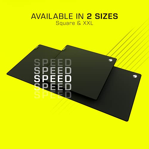 Roccat Sense Pro Xxl Pc Gaming Mousepad, Non Slip Rubber Back, Speed Military-Grade Fabric With Low-Profile Stitched Edges, Durable Computer Desk Mat, Xxl, Rectangle, Black #TOP1