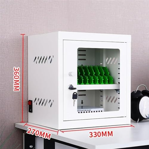 Station de charge USB multiprise et casier de rangement pour tablettes