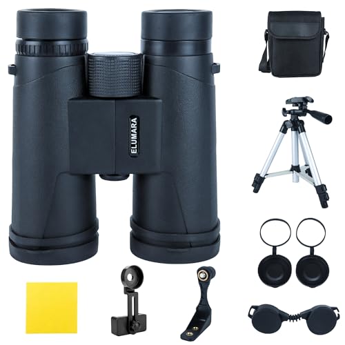Binoculares 12x42 HD impermeables con trípode 65 cm miniatura 1