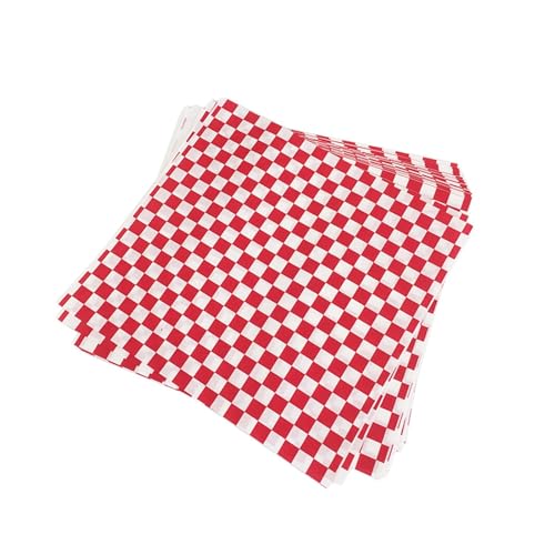 Revestimientos de papel con patrón de rejilla absorbente de grasa para alimentos 3