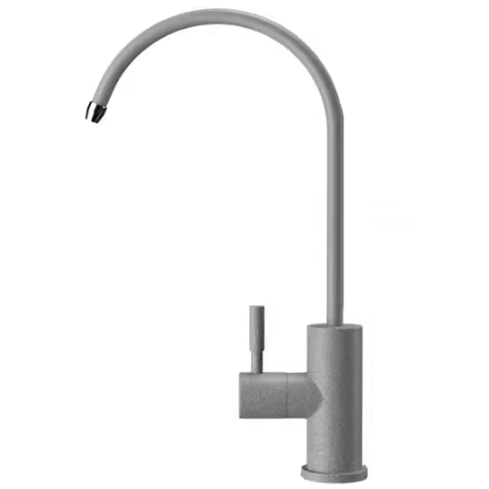 Robinet d'eau potable cuisine 1/4 gris à bec orientable précis