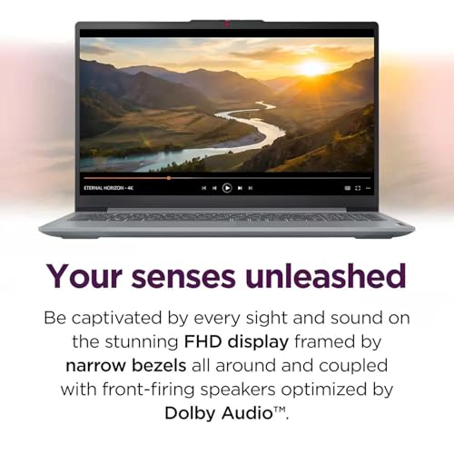 Image of Lenovo IdeaPad Slim 3i • 15.6 inch FHD Laptop with Microsoft 365 • Intel 4 Cores • 8GB DDR5RAM • 128GB SSD • 2026 Edition • Windows 11