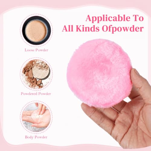 Image of MAYCREATE Large Fluffy Body Powder Puff Thickened Pads