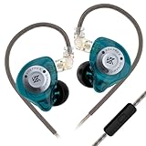KZ EDX PRO X - Auricolari in-ear con cavo, driver dinamico super lineare da 10 mm IEM, bassi profondi e potenti, esperienza audio coinvolgente, microfono per chiamate HD con cavo staccabile a 2 pin