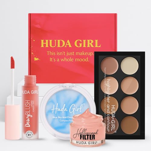 Image of HUDA GIRL Makeup Kit Set, 8 Shades, for Women & Girls