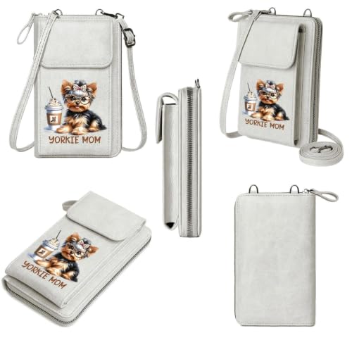 Image of KUKOO Small Crossbody Bags for Women PU Leather Cell Phone Purse Wallet with Credit Card Slots