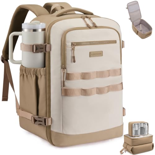 Image of LOVEVOOK 40L Travel Backpack for Women Men, Carry on Backpack for Airplanes