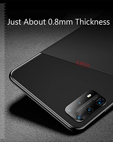 Image of Case Creation Compatible with Oneplus 8 2021 Back case, Oneplus 8 Slim Flexible Smart Look case with 360 Camera All Angle Protection (Pure Black)