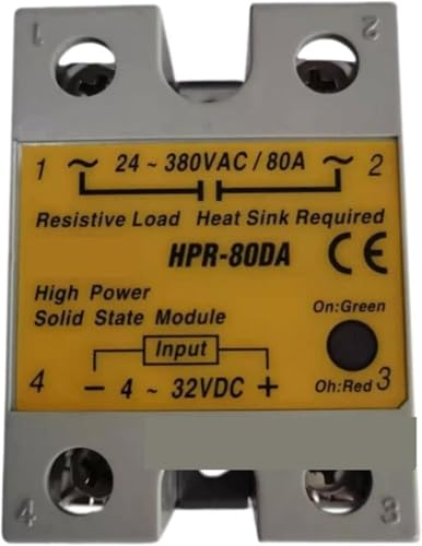 Relais statique HPR-80DA-H à commutation rapide et haute résistance thermique 80A