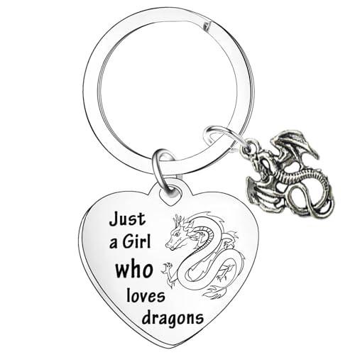 Nfyxcaz Dragons Keyring Dragons Gifts For Women Dragons Lover Gifts Dragons Lover Keychain Christmas Birthday Gifts For Dragons Lover