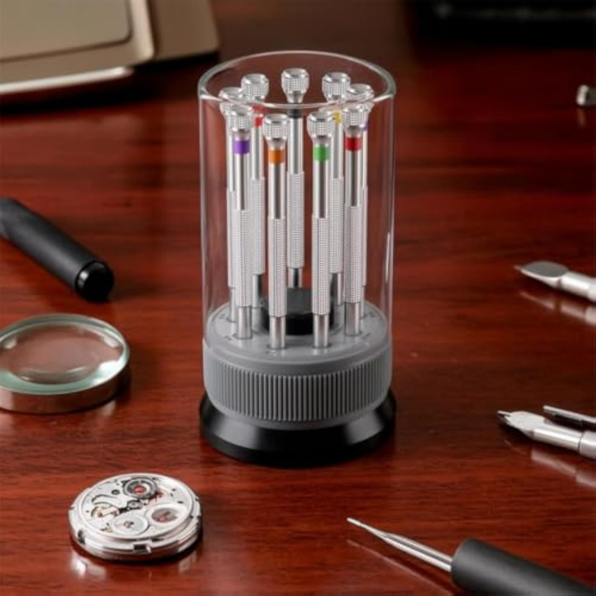 Precision Screwdriver Set with Stand