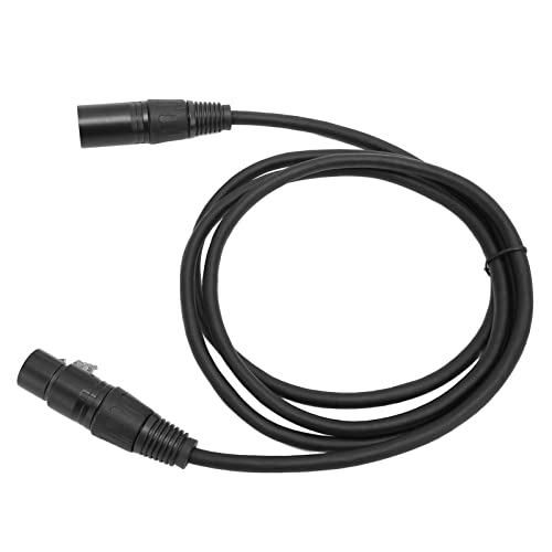 TARSHYRY 3-poliges XLR-Mikrofonkabel, 4,9 Fuß Lange Zinklegierungsanschlüsse, PVC-Ummantelung