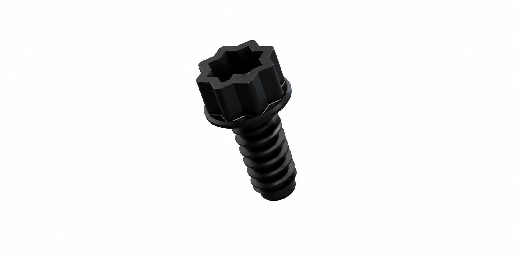 Kit de vis de rechange pour meubles de jardin compatibles avec Keter Allibert - 6 pièces (3-45 mm et 3-34 mm) + adaptateur universel/vis pour meubles de jardin ABS (noir)