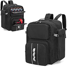 GOBUROS RC Backpack for 1/10 Car, RC Storage Bag with Multi Pockets for Tools and Other Accessories, Easy Carrying with Adjustable Shoulder Strap Patent Design
