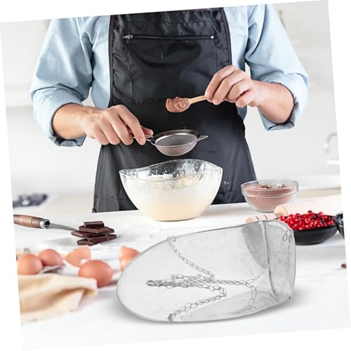 Báscula de cocina colgante mecánica con dial analógico y bandeja de pesaje con cadena 7