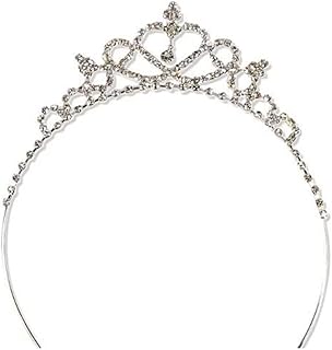 子供衣装 ハート&クロスに輝くダイヤ カチューシャ ティアラ 髪飾り 結婚式 舞台 ドレス かわいい