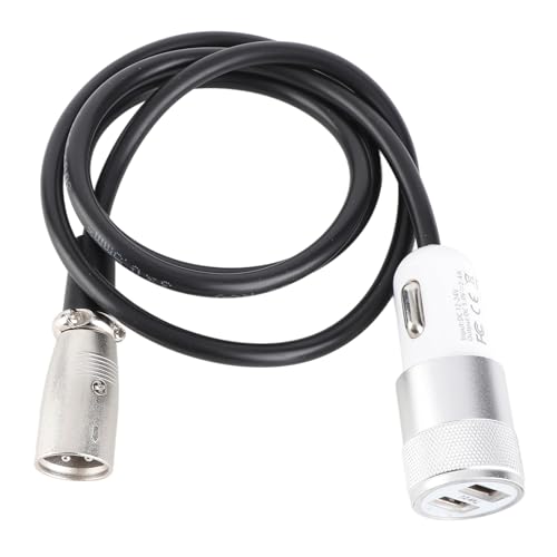 HeeHoo Dual USB Output Charging Cable with 3-pin Plug for