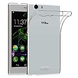 ebestStar - kompatibel mit Wiko Ridge Fab 4G Hülle Handyhülle {Ultra Dünn}, Klar TPU Schutzhülle, Silikon Case + Mini Stift +3 Kunststofffolies, Transparent