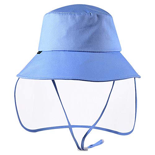 KKmoon Protetor solar externo com proteção UV Chapéu de balde de pesca removível com viseira removív