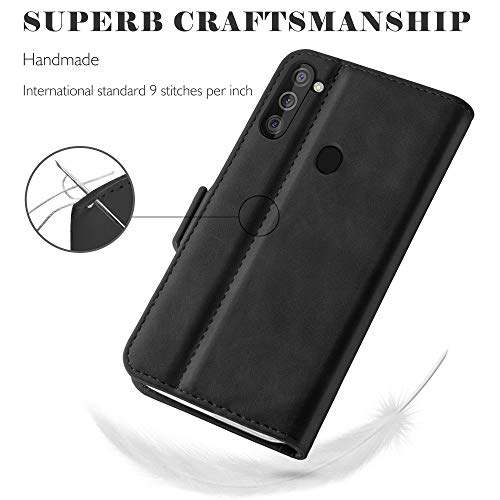 YATWIN Cover Samsung Galaxy M11 con Vetro