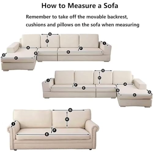 Sofa Cover, Herringbone Chenille Fabric Sofa Cover 1 2 3 Seater, Non Slip Sofa Slipcovers for Corner L Shape, Thick Textured Sofa Cushion Covers Furniture Protector, Dark gray, 70 * 70cm - Image 6