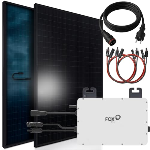 SUNNIVA 920W/800W Solaranlage Balkonkraftwerk Micro Inverter Fox ESS Set Monokristallin genehmigungsfrei Solarpanel Solarmodul Photovoltaikanlage SUNNIVA 920W/800W Solaranlage Balkonkraftwerk Micro Inverter Fox ESS Set Monokristallin genehmigungsfrei Solarpanel Solarmodul Photovoltaikanlage