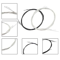Nylon noir de base en argent plaqué cuivre 6pcs Wound guitare classique Jeu de cordes pour Guitare - Les Beatles, Paul McCartney, John Lennon, RIngo Starr, George Harrison Nylon noir de base en argent plaqué cuivre 6pcs Wound guitare classique Jeu de cordes pour Guitare – Image 3
