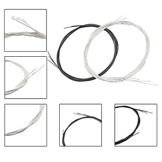 Nylon noir de base en argent plaqué cuivre 6pcs Wound guitare classique Jeu de cordes pour Guitare - Les Beatles, Paul McCartney, John Lennon, RIngo Starr, George Harrison Nylon noir de base en argent plaqué cuivre 6pcs Wound guitare classique Jeu de cordes pour Guitare – Image 3